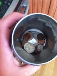Organize your change to make it easy to get into your hand or to take out of the car.