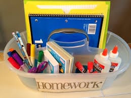 Help your child be prepared so they can complete their homework quickly