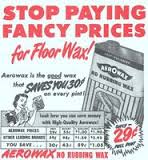 To keep floors shiny they needed to be waxed and you couldn't walk on the floor until the wax was dry. 